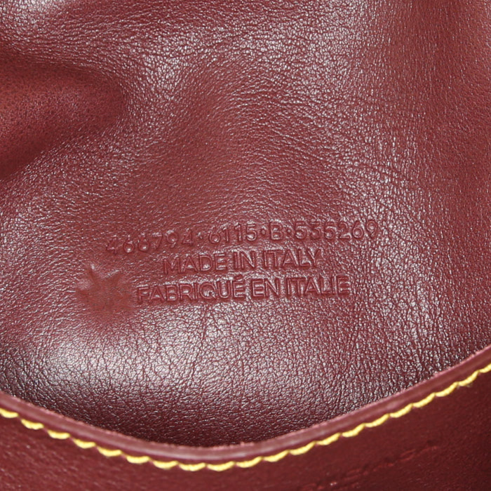 Sac de week end Balenciaga Air Hobo en cuir marron - Detail D3