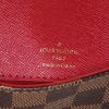 Borsa a tracolla Louis Vuitton Musette in tela cerata con motivo a scacchi ebano e pelle marrone - Detail D3 thumbnail