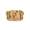 Line Vautrin, rare articulated bracelet, in gilded bronze, around the 1946 - Detail D1 thumbnail