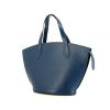 Shopping bag Louis Vuitton Saint Jacques in pelle Epi blu - 00pp thumbnail