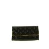 Bolsito de mano Louis Vuitton en cuero monogram huella negro - 360 thumbnail