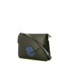 Louis Vuitton Vintage shoulder bag in black epi leather and blue leather - 00pp thumbnail