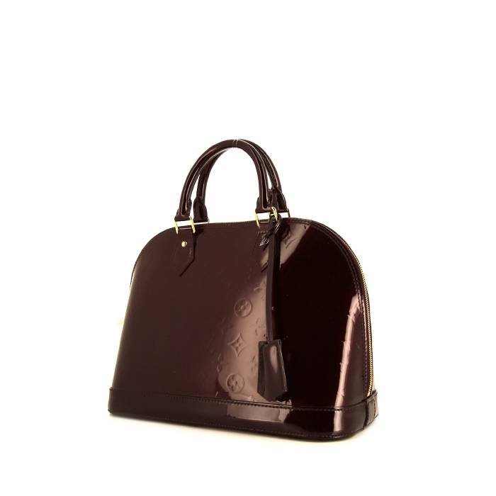 Alma fabric handbag Louis Vuitton Brown in Cloth - 35286082