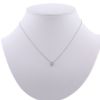 Necklace in white gold and diamond (0,52 ct.) - 360 thumbnail