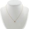 Necklace in yellow gold and diamond  (0,56 carat) - 360 thumbnail