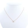 Necklace in pink gold and diamond (0,50 ct.) - 360 thumbnail
