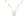 Necklace in yellow gold and diamond (0,70 carat) - 00pp thumbnail