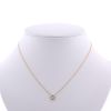 Necklace in yellow gold and diamond (0,70 carat) - 360 thumbnail