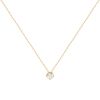 Collier solitaire en or jaune et diamant (0,70 carat) - Detail D2 thumbnail