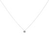 Collier solitaire en or blanc et diamant (1 carat) - 00pp thumbnail