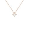 Necklace in pink gold and diamond (1,00 carat) - 00pp thumbnail