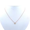 Necklace in pink gold and diamond - 360 thumbnail
