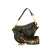 Dior Saddle mini handbag in black leather - 00pp thumbnail