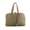 Hermes Victoria handbag in grey togo leather - 360 thumbnail