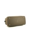 Hermes Victoria handbag in grey togo leather - Detail D4 thumbnail