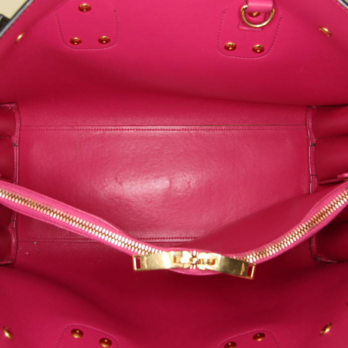 Saint Laurent Sac de jour large model handbag in black leather - Detail D3