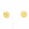 Dinh Van Pi Chinois earrings in yellow gold and 22 carats yellow gold - Detail D1 thumbnail