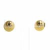 Dinh Van Pi Chinois earrings in yellow gold and 22 carats yellow gold - Detail D2 thumbnail