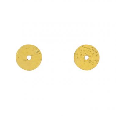 Dinh Van Pi Chinois earrings in yellow gold and 22 carats yellow gold