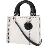 Dior  Lady Dior handbag  in white leather - 00pp thumbnail