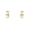 Cartier Love hoop earrings in yellow gold and diamonds - 00pp thumbnail