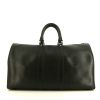 Louis Vuitton Keepall 45 travel bag in black epi leather - 360 thumbnail
