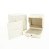Sortija Boucheron  Quatre White Edition modelo pequeño en 3 oros y cerámica blanca - Detail D2 thumbnail