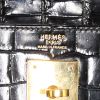 Bolso de mano Hermes Kelly 32 cm en cocodrilo azul marino - Detail D3 thumbnail