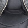 Zaino Louis Vuitton Josh in tela a scacchi grigio Graphite e pelle nera - Detail D2 thumbnail