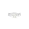 Solitaire ring in white gold and diamond (0,50 carat) - 00pp thumbnail