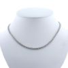 Collar en oro blanco y diamantes (5.90 quilates) - 360 thumbnail