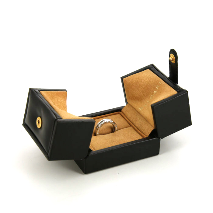 Bulgari B.Zero1 small model ring in white gold and diamonds - Detail D2