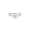 Bague solitaire en or blanc et en diamant (0.73 carat) - 00pp thumbnail