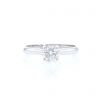Anello solitario in oro bianco e diamante (0.72 ct) - 360 thumbnail