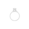 Atelier Collector Square solitaire ring in white gold and diamond (1,03 carat) - Detail D2 thumbnail