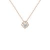 Necklace in pink gold and diamond (0,70 carat) - 00pp thumbnail