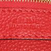 Celine Cabas shopping bag in red grained leather - Detail D3 thumbnail