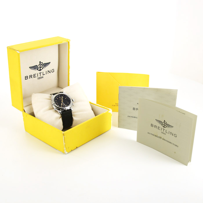 Montre Breitling Duograph en acier Ref: Breitling - B15507  Vers 1994