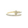 Cartier Juste un clou ring in yellow gold and diamonds, size 57 - 00pp thumbnail