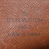 Bolso de mano Louis Vuitton Papillon en lona Monogram marrón y cuero marrón - Detail D3 thumbnail