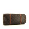 Bolso de mano Louis Vuitton Papillon en lona Monogram marrón y cuero marrón - Detail D4 thumbnail