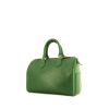 Bolso de mano Louis Vuitton Speedy 25 cm en cuero Epi verde - 00pp thumbnail