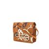 Bolso bandolera Hermès Roulis en cuero swift color oro - 00pp thumbnail
