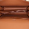 Hermès Roulis shoulder bag in gold Swift leather - Detail D2 thumbnail