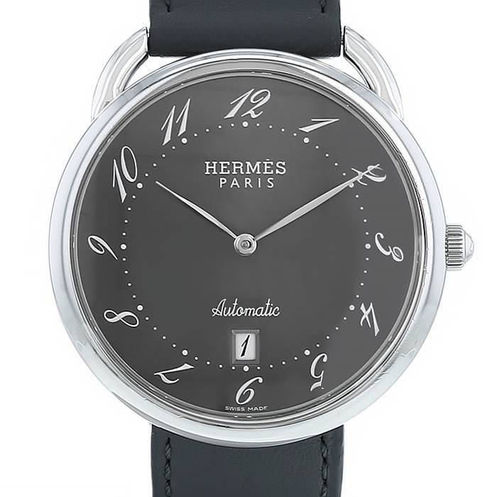 Orologio Hermes Arceau in acciaio Ref :  AR4.810 Circa  2000