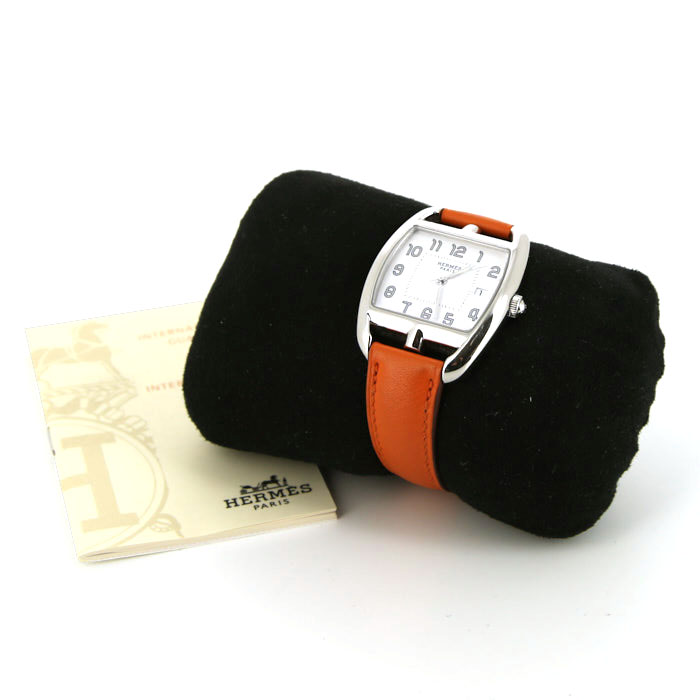 Reloj Hermès Cape Cod Tonneau de acero Ref :  CT1.710 Circa  2013 - Detail D2