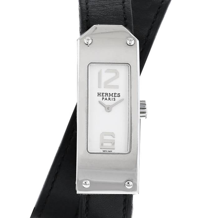 Montre Hermes Kelly 2 wristwatch en acier Ref :  KT1.210 Vers  2000 - 00pp