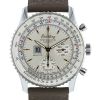 Breitling Navitimer Spatiographe Montbrillant watch in stainless steel Ref:  A36030.1 Circa  2000 - 00pp thumbnail