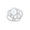 Chanel Camelia large model ring in white gold,  diamonds and pearl - 00pp thumbnail