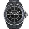 Chanel J12 watch in black ceramic Ref:  HO685 Circa  2008 - 00pp thumbnail